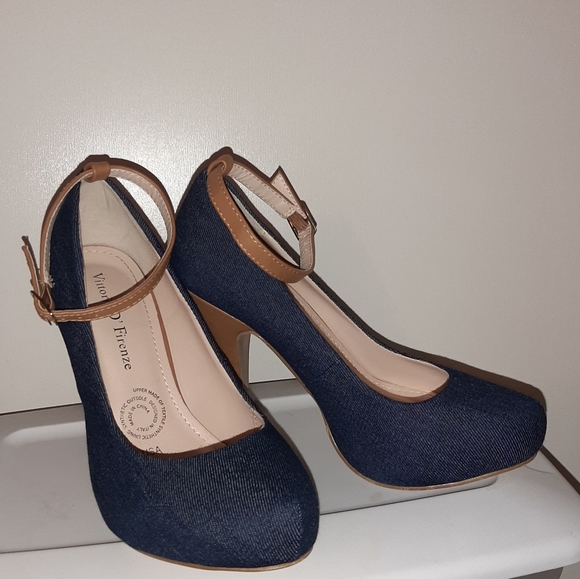 Denim Pumps - Picture 1 of 4